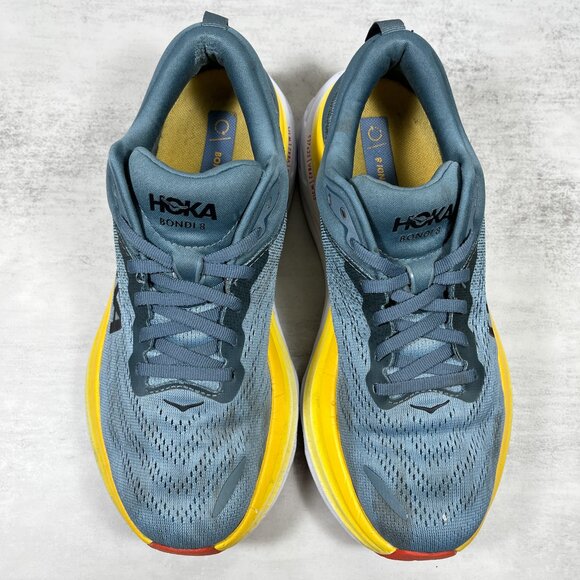 Hoka One One Bondi 8 Running Shoes - Men\'s Size 8 - Blue main image 5